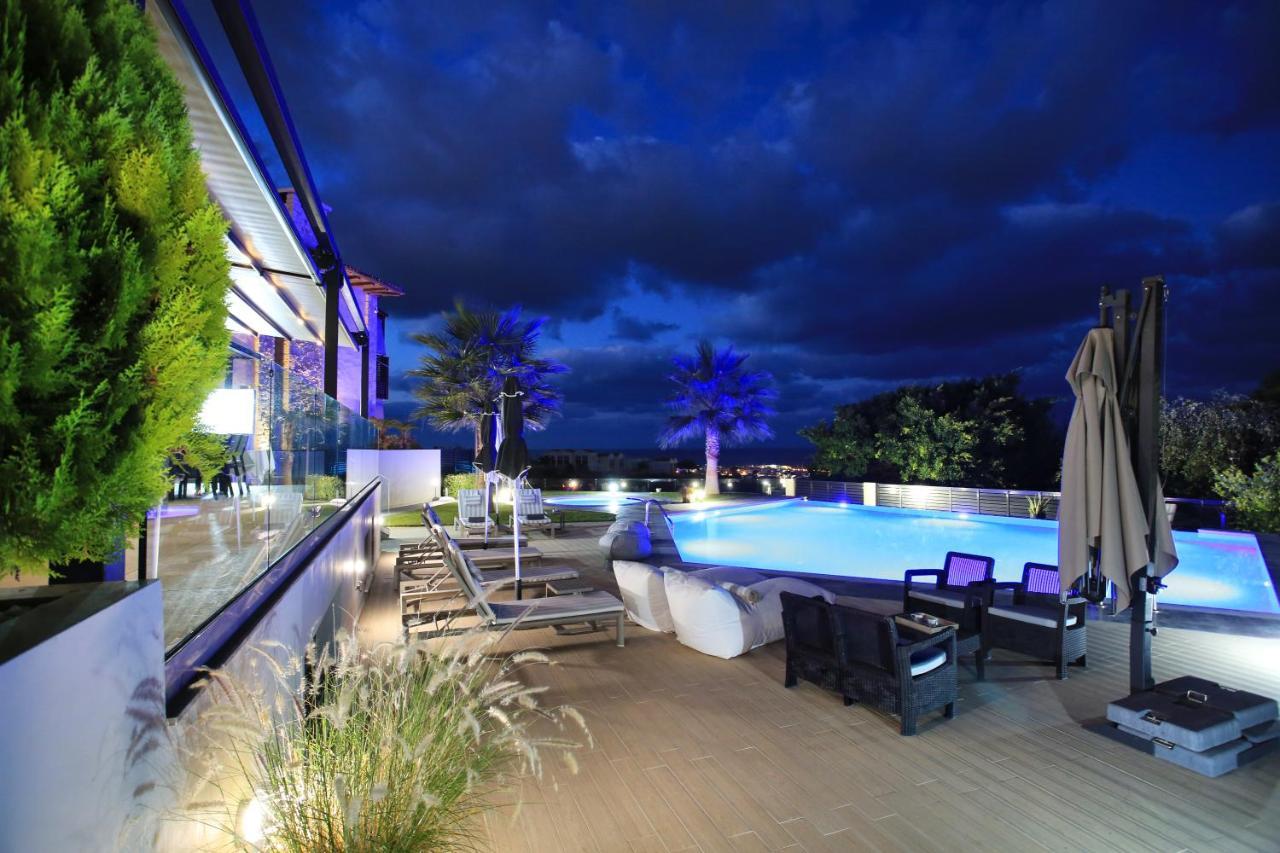 Orama Luxury Villa 4 Bedrooms With Private Pool Hersonissos  Exterior foto