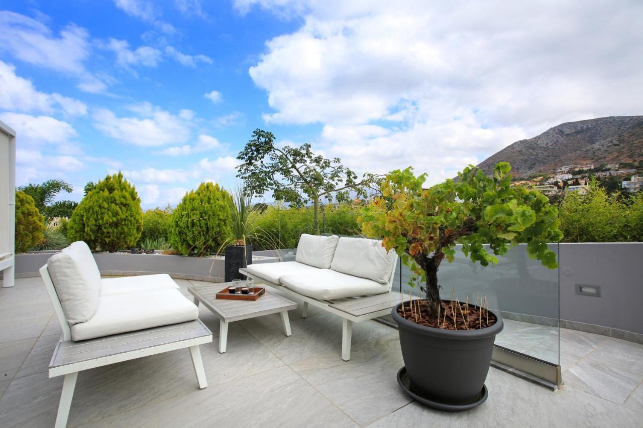 Orama Luxury Villa 4 Bedrooms With Private Pool Hersonissos  Exterior foto