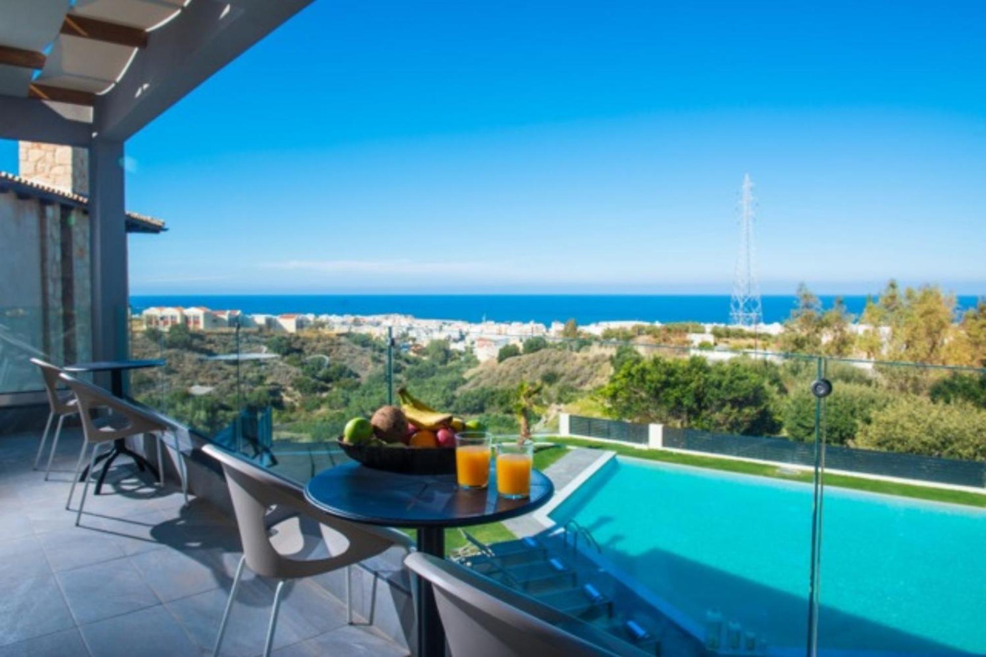 Orama Luxury Villa 4 Bedrooms With Private Pool Hersonissos  Exterior foto